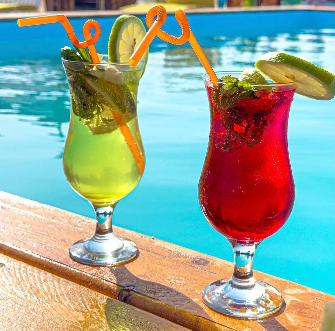 Cocktails et jus frais chez Calypso